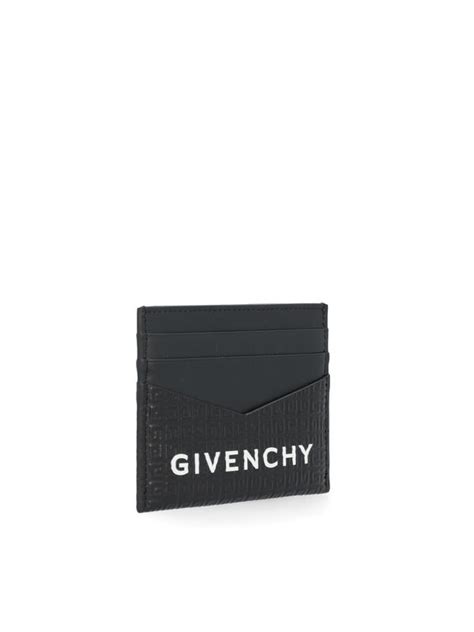 givenchy porta carte con stampa floreale|Portacarte in tela spalmata 4G e pelle .